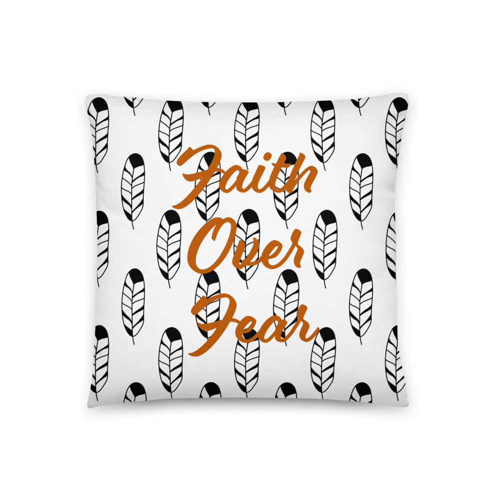 Western Style Pillow - Faith Over Fear