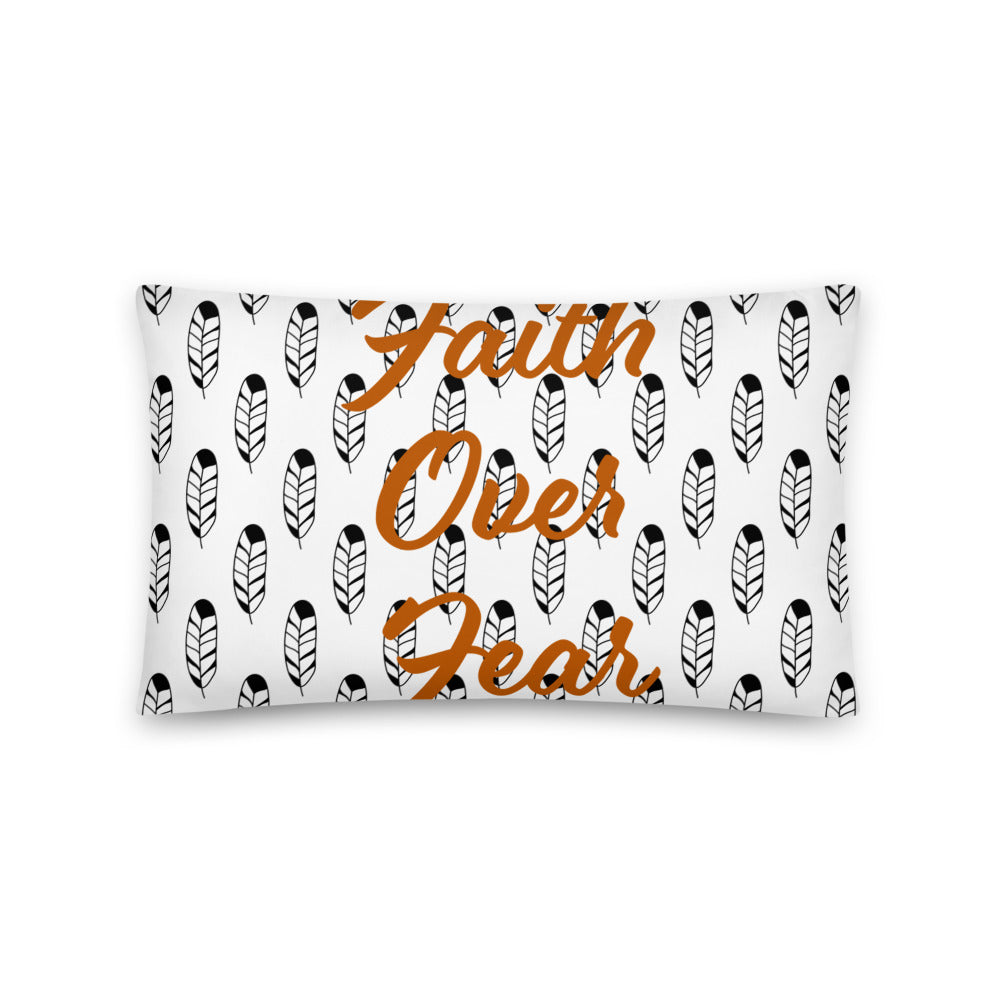 Western Style Pillow - Faith Over Fear