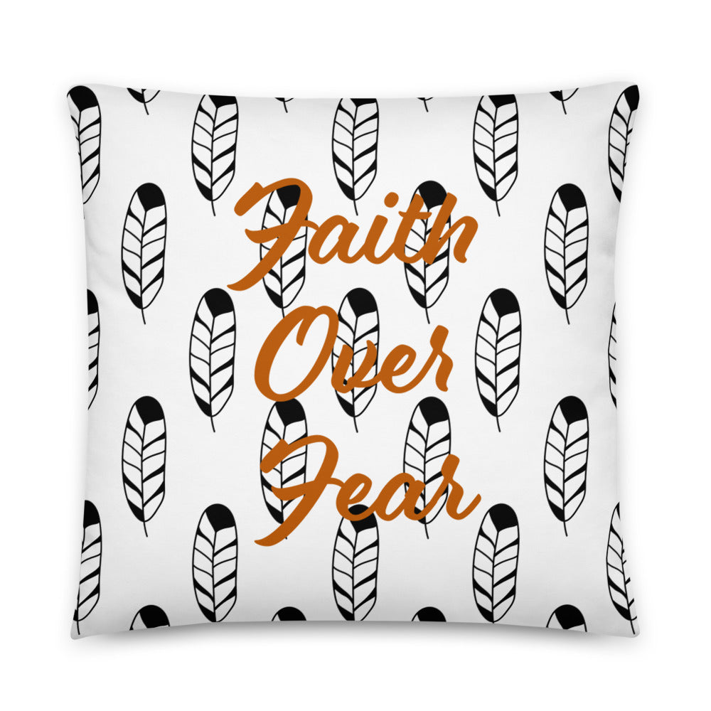 Western Style Pillow - Faith Over Fear