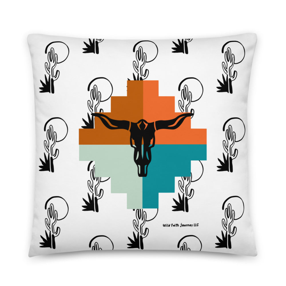 Western Style Pillow - Faith Over Fear
