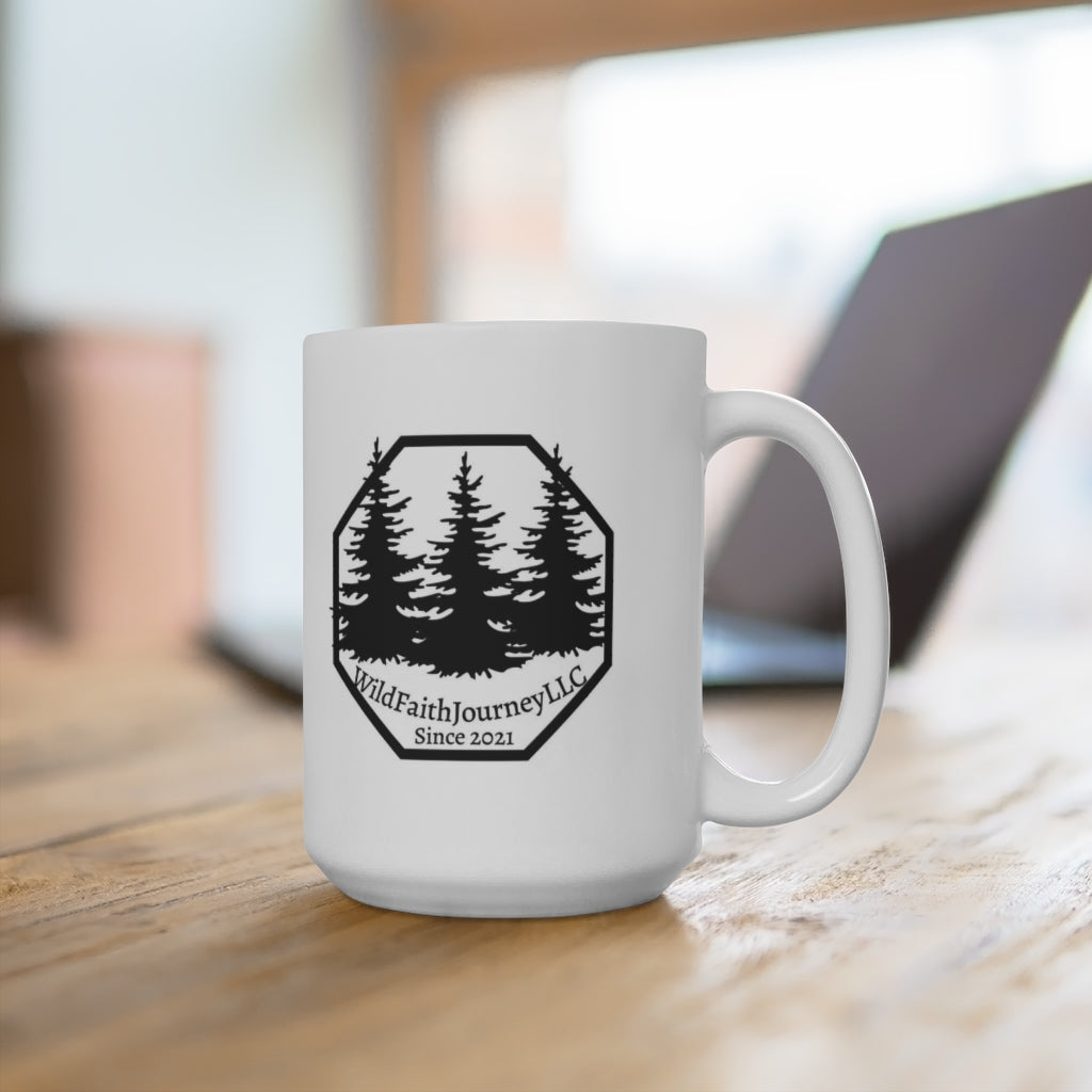 Ceramic Wild Faith Journey LLC Coffe 15oz