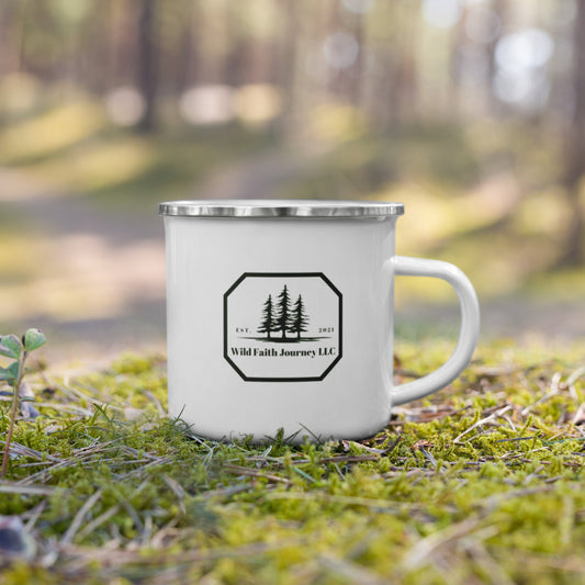 Classic Enamel Camp Mug 12 0z WIld Faith Journey LLC